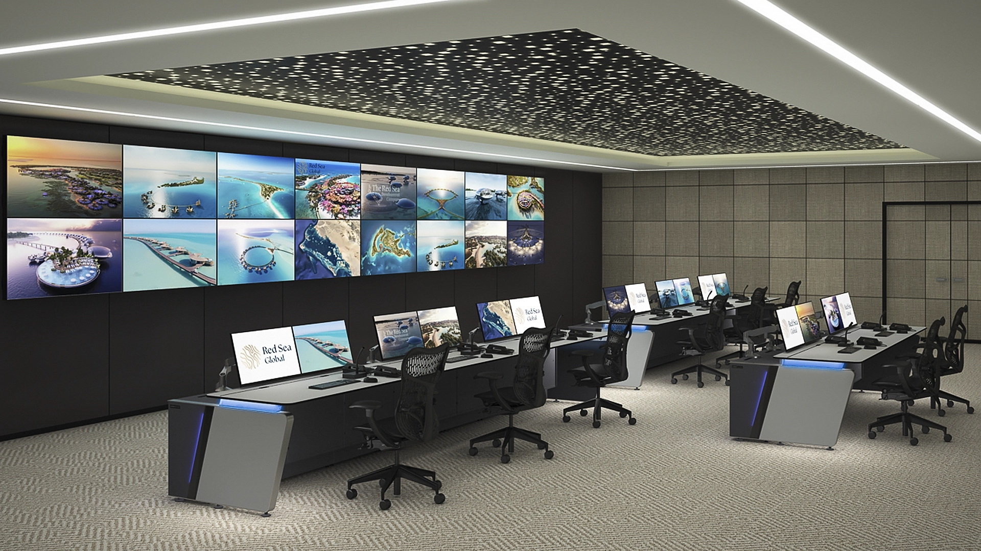 Red Sea Global Security Control Room | Saudi Arabia | LundHalsey