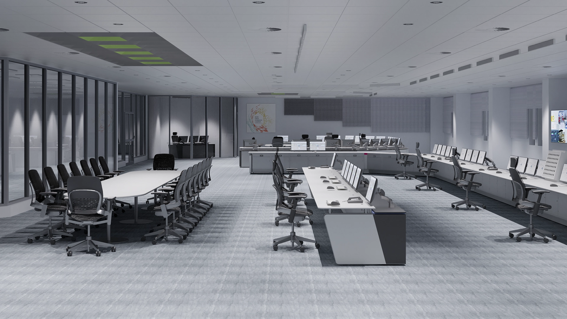 NEOM Green Project Command and Control Room Design | Saudi Arabia | LundHalsey