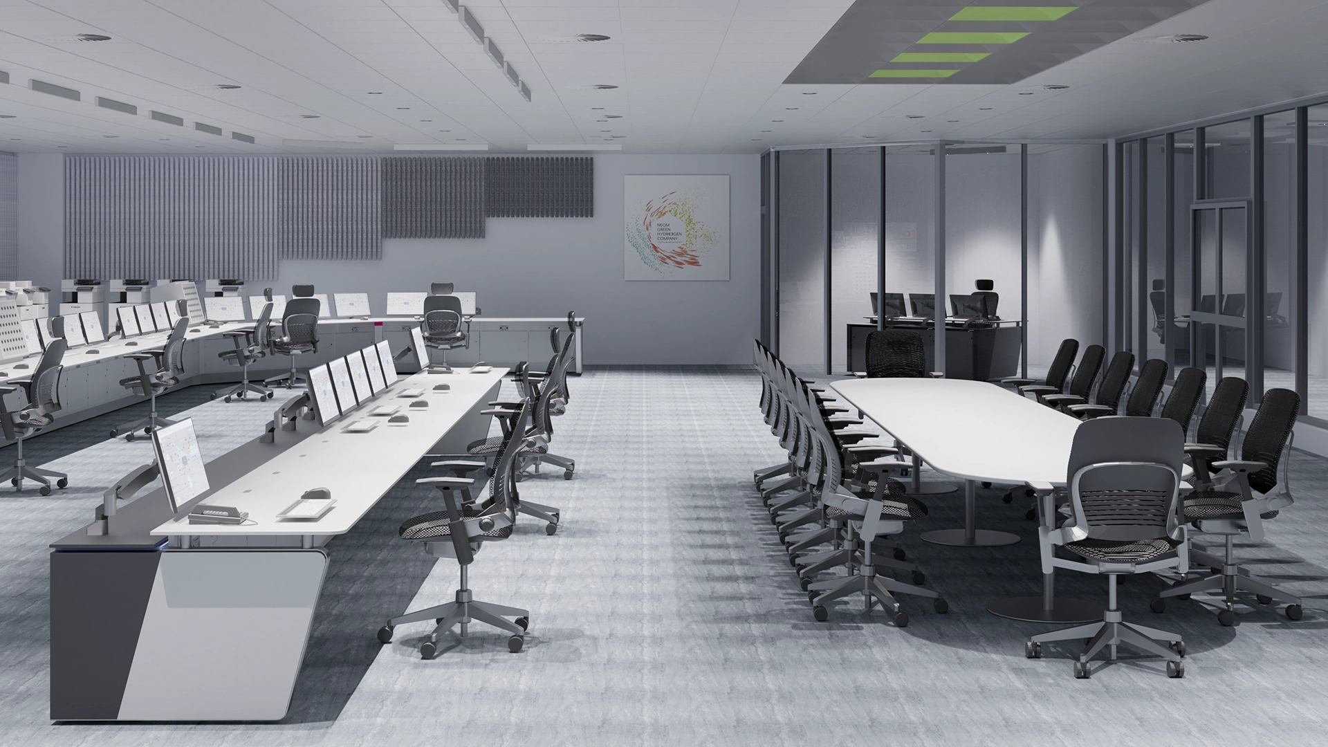 NEOM Green Project Command and Control Room Design | Saudi Arabia | LundHalsey